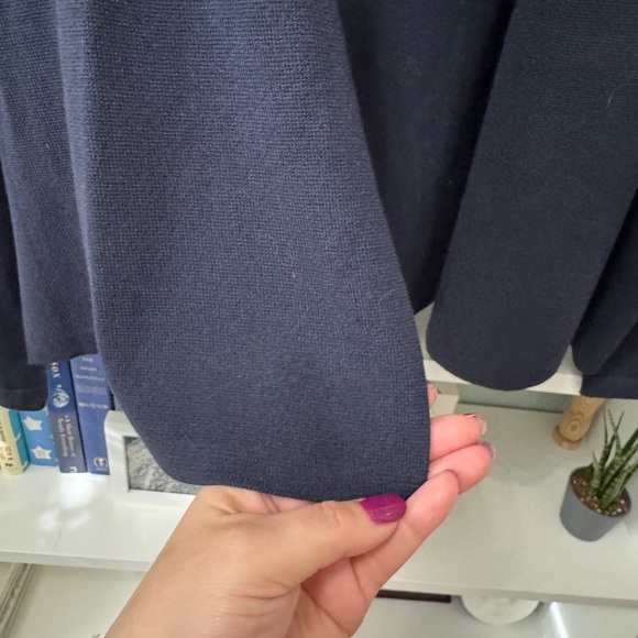 NEW with tags - Ann Taylor - Navy Blue Open Front Cardigan - XL - Picture 5 of 7